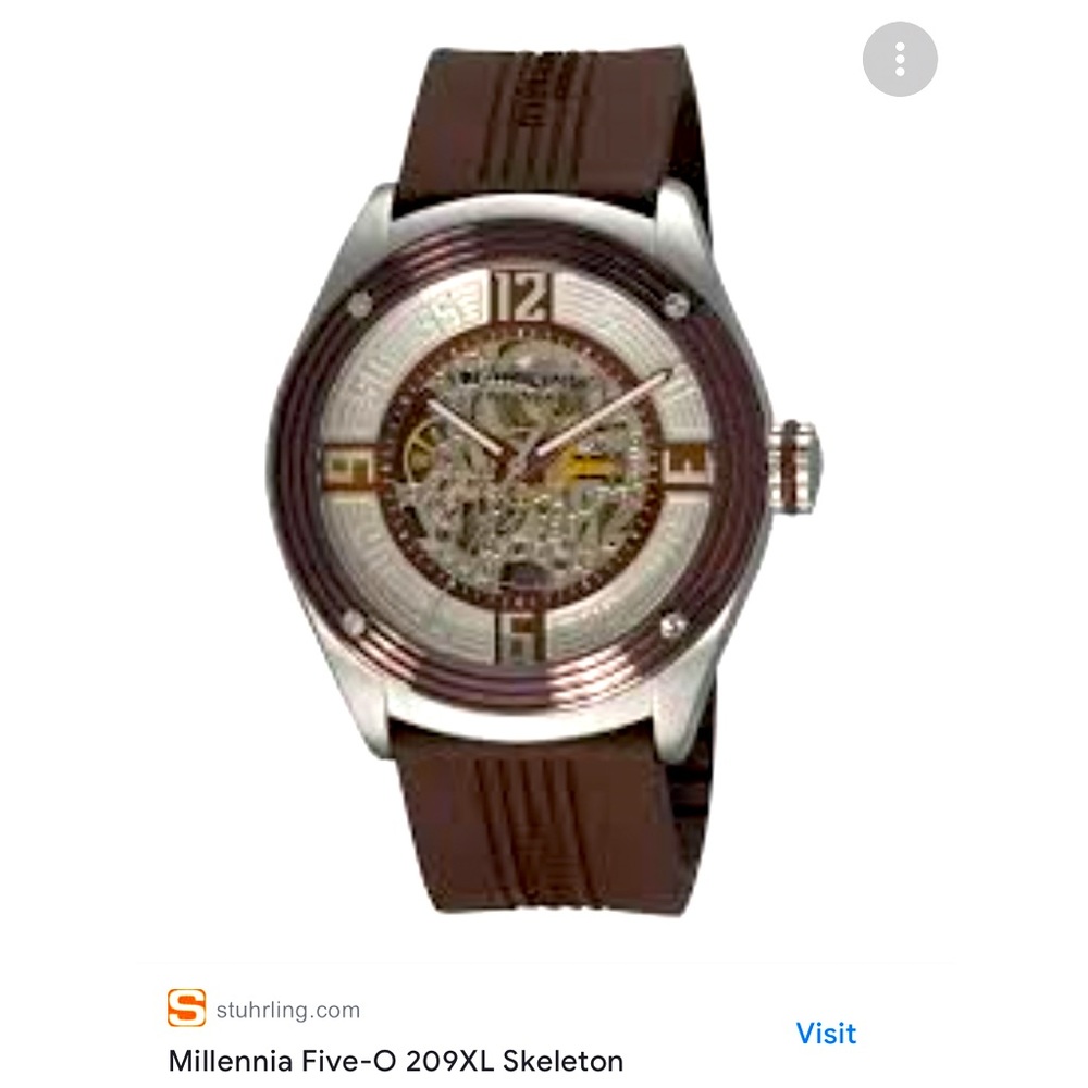 Selling a millennia five-O 209XL skeleton watch in perfect condition